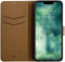 Xqisit Slim Wallet - Flip Cover - Ruimte voor pasjes - Bruin