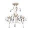 vidaXL - Kroonluchters - kristal - 2 - st - elegant - wit