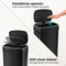 Five Stars® Sensor Prullenbak - 60 Liter - Soft Close Deksel - Zwart