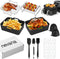 Nevana - Airfryer Accessoires Set - 6 stuks - Geschikt voor XL en XXL - Zwart