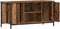 vidaXL - TV-Meubel - Oud - Hout - 100x40x50 - cm - Geprefabriceerd - Hout - en - Staal