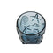 Glazenset Home ESPRIT Blauw Kristal Mediterrane Met reliëf 290 ml (6 Stuks)