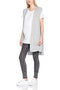 Supermom Vest Cardigan - Fijngebreid - Maat S - Grijs