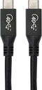 Renkforce RF-4870098 - USB-C naar USB-C-kabel - USB 4.0 0.80 m 40 Gbit/s - Zwart