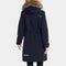 Didriksons ERIKA WNS PARKA - Dames Outdoorjas - Wind- en waterdicht - Dark Night Blue