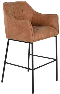 Kruk DKD Home Decor Zwart Kameel Metaal 59 x 60 x 107 cm