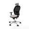 Piqueras y Crespo 1D086N2 - Bureaustoel - Hoogteverstelbaar met armleuning en hoofdsteun - Wit