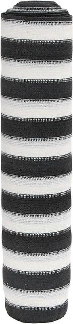vidaXL - Privacynet - 75 - g/m² - 1x50 - m - HDPE - antracietkleurig - en - wit