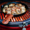 Valhal Outdoor Skillet / Koekenpan met steel - gietijzer, diameter 25cm - schenktuiten - VH25