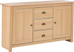 Beliani LANSIN - Sideboard - Lichte houtkleur - Spaanplaat