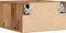 vidaXL - Nachtkastjes - 2 - stuks - Wandgemonteerd - Oud - Hout - 35x35x20 - cm