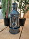 Windlicht - Olielamp - Lantaarn met olielamp L - metaal - 28x12cm