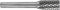 Ruko 116013 Hm Freesstift Cilindrisch Vorm A Cilinder (Zya) Zonder Kopse Vertanding Kogeldiameter 12 Mm Hardmetaal Schacht-Diameter 6 Mm