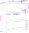 vidaXL - Hutch - 'ASKIM'Wit - 91x30x104 - cm - Massief - Hout - Grijsgroen