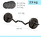 Iron Gym - 23kg Verstelbare Curl Bar Set - Ergonomisch design (1 set)
