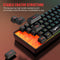 HXSJ L500 - Draadloze Gaming Toetsenbord - RGB - Tri mode - Zwart