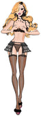 Ondergoed Set Bombshell Boudoir Zwart (S)