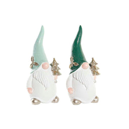 Kerstversiering DKD Home Decor Hars (8 x 7 x 20 cm) (2 Stuks)