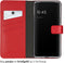 Selencia Google Pixel 7 - Bookcase Echt Leer - 3 Pasjeshouders - Rood
