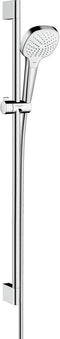 Hansgrohe Croma Select E Vario - Doucheset 3 straalsoorten - Wit/chroom