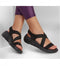 Skechers Go Walk Arch Fit - Sandalen - Dames - Zwart - Maat 40
