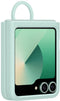 Samsung Galaxy Z Flip6 - Silicone Case - Hoogwaardige Bescherming met Handige Ring - Groen