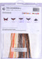 Thea Gouverneur - Borduurpakket met telpatroon - 569 - Voorgesorteerde DMC Garens - Beervlinder - Linnen - 21 cm x 21 cm - DIY Kit