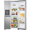 LG GSLC40PYPE - Amerikaanse koelkast - 635 liter - Ice & Water dispenser - Prime Silver