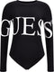 Guess Logo Body - Dames Body - Lange mouw - Zwart (M)