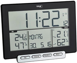 TFA-Dostmann 30.3058.01 - Draadloze thermo- en hygrometer - Zwart