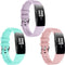 iMoshion Siliconen bandje Multipack voor de Fitbit Inspire - Roze / Paars / Turquoise