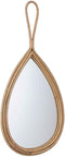 Mica Decorations Rainier Wandspiegel - L28 x H59 cm - Rotan - Bruin