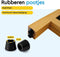 BRASQ Krijtstoepbord - Dubbelzijdig - Weerbestendig - Blank 75x135 CM