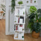 Draaibare boekenkast - 4 etages - 125,5 x 39 x 39 cm - wit
