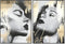 Schilderij DKD Home Decor Vrouw (100 x 4 x 140 cm) (2 Stuks)