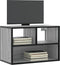 vidaXL - Tv-meubel - 60x31x39,5 - cm - bewerkt - hout - metaal - grijs - sonoma - eiken