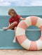 Petites Pommes - Grand float Celine - kleur Peach Daisy - Zwemband - 120 cm - 12+ jaar