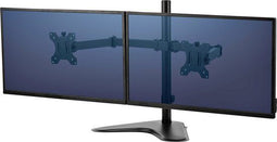 Fellowes 8043701 - Seasa™ dubbele vrijstaande monitor arm - geschikt voor 2 schermen 13-32 inch tot 8kg elk