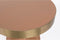 Zuiver Glam Bijzettafel Rond 36 cm Roze/ Goud