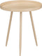 Mica Decorations Flores - Bijzettafel - H38 x Ø34 cm - Metaal - Beige