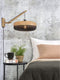 GOOD&MOJO Wandlamp Palawan - Bamboe/Zwart - 55x40x45cm - Binnen Scandinavisch,Bohemian