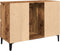 vidaXL - Wastafelkast - 80x33x60 - cm - bewerkt - hout - oud - houtkleurig