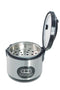 Solis Rice Cooker Duo Programm 817 - Rijstkoker en Stoomkoker - 1,2 liter - Zilver