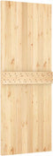 vidaXL - Schuifdeur - met - beslag - 85x210 - cm - massief - grenenhout