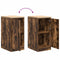 vidaXL - Garagekast - 40x51x85 - cm - massief - grenenhout - gerookt - eiken