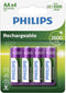 Philips R6B4B260/10 - AA Batterijen - 2600 mAh NiMH - (4 stuks)