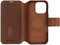 Decoded - Leather Detachable Wallet - iPhone 16 Pro - MagSafe Compatibel - Zwart