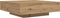 vidaXL - Salontafel - met - LED-verlichting - Artisan - Eiken - 100x100x31 - cm