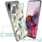 iMoshion Hoesje Geschikt voor Samsung Galaxy S20 Hoesje Siliconen - iMoshion Design hoesje - Goud / Meerkleurig / Groen / Golden Peacock