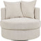 DALBY - Fauteuil - Lichtbeige - Stof